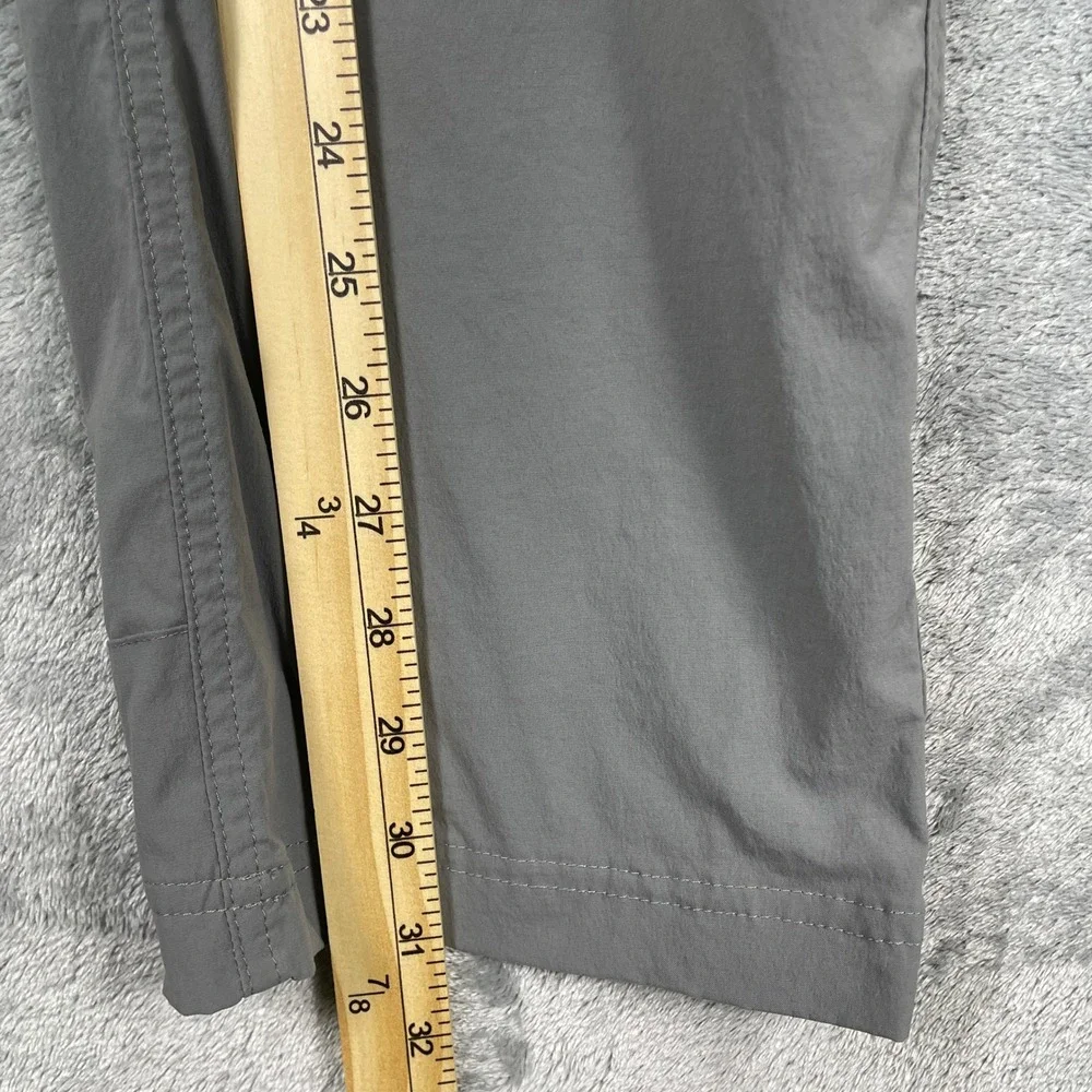 L.L. Bean Cresta Hiking Pants Mens 33x32 Gray Good Stretch Technical Outdoor